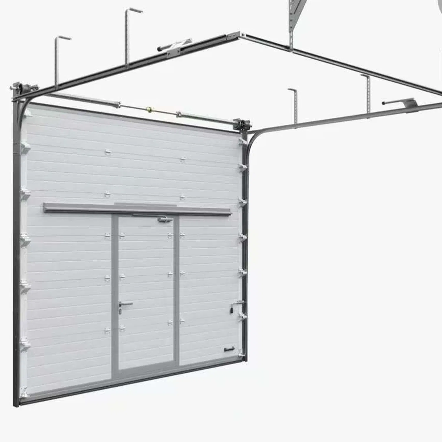 نظام قفل متعدد النقاط لبوابة دوارة صناعية من الصلب معززة لحماية الأمان