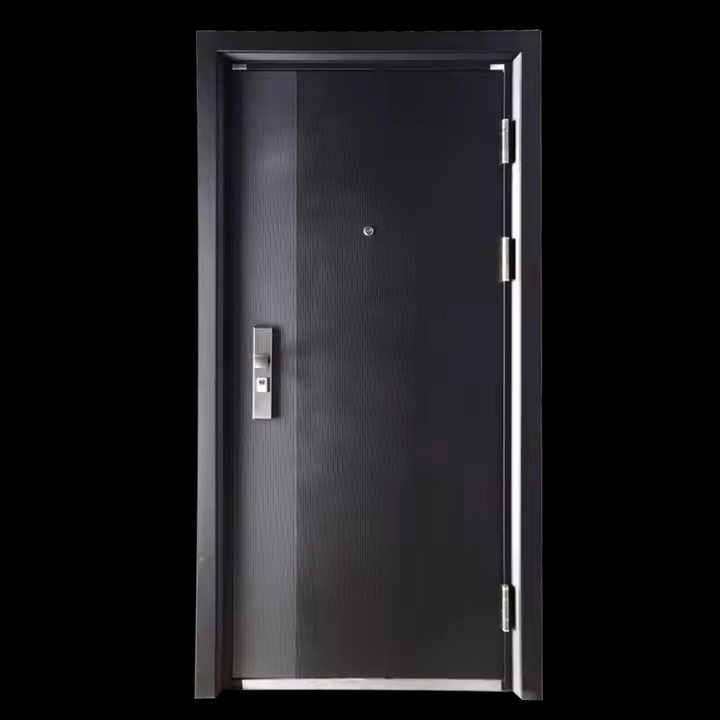 باب دخول خارجي من الصلب الأمني مزود بداخلية مصفحة، أبواب معدنية أمامية رئيسية للمنزل أو الفيلا أو الشقة