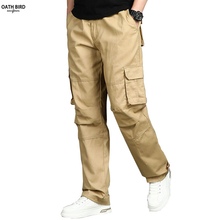 Wholesale Multi-pocket Uniform Tactic Work Pants Street Wear Trousers Sweatpants Casual Fashion Cargo Pants for Men Manufacturer