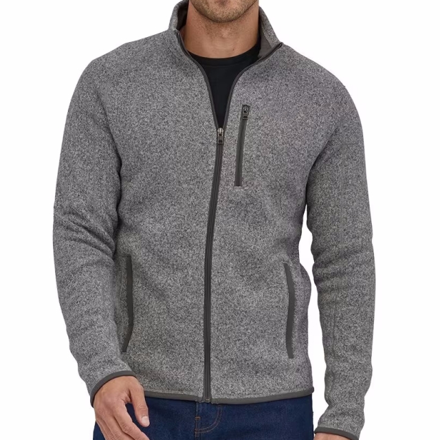 Factory Custom Simple Style Unisex Fleece Jacket High Quality 100% Polyester Plaid Polar Fleece Jacke