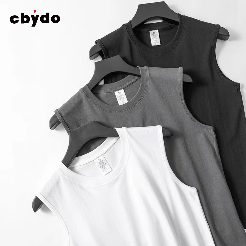 Mens Gym Vest Top 100% Cotton Street Wear Summer Bodybuilding Muscle Sleeveless Gym Design Men's T-Shirts tank Top Men