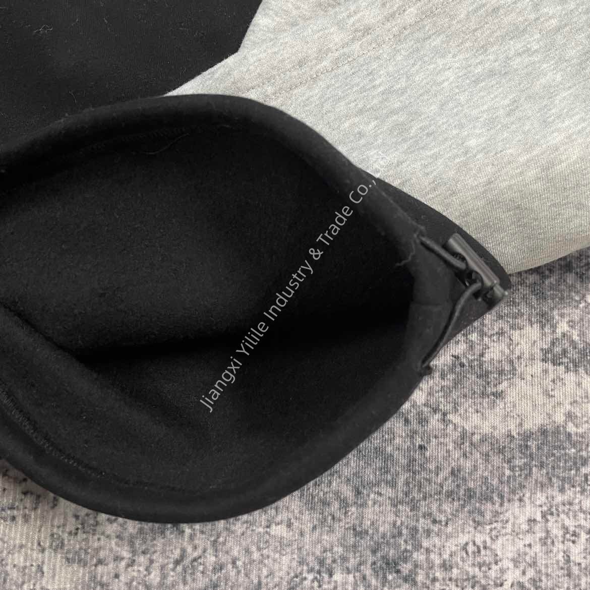 PT871 Men's Casual Straight Leg Sweatpants 400gsm Cotton Fleece Open Jogger Embroidered Pants Breathable Eco-Friendly Drawstring