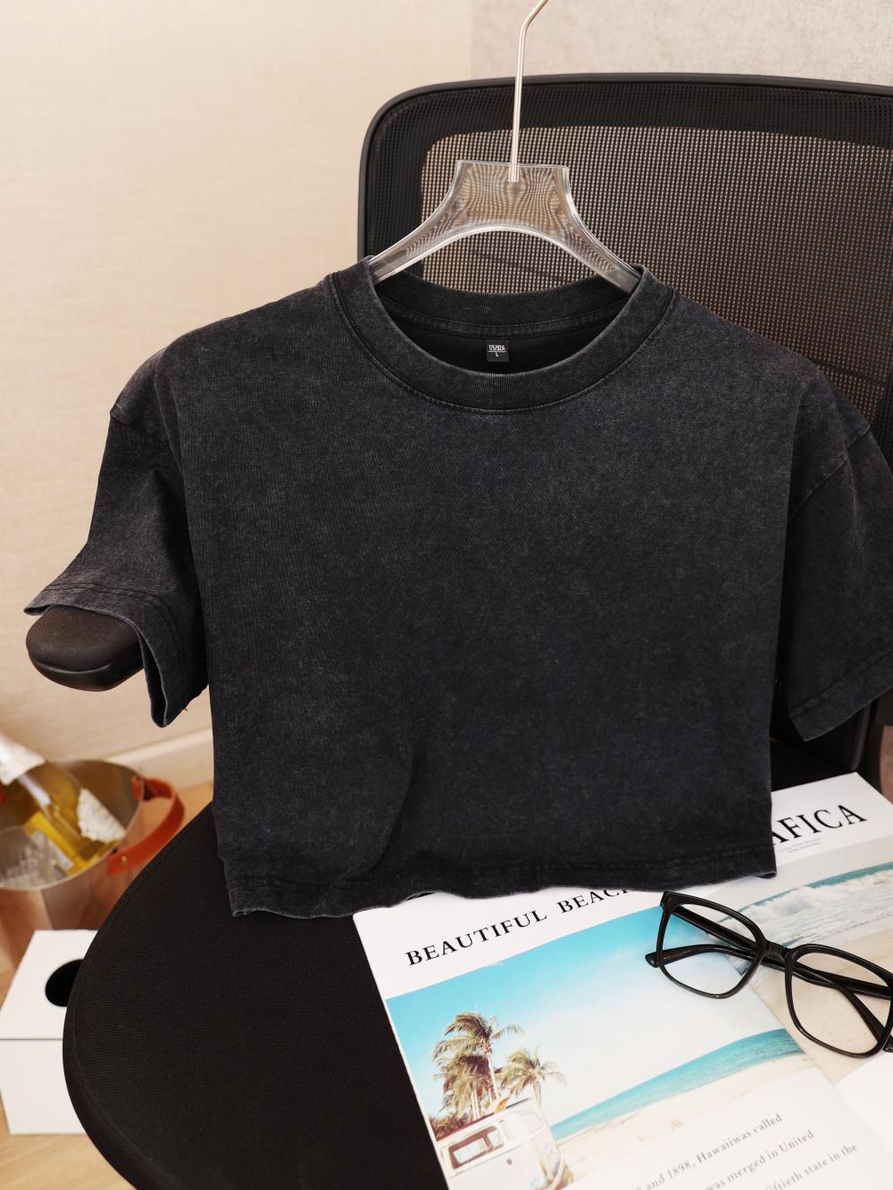 Girls Crop Top T-shirt Fabric Detail 2