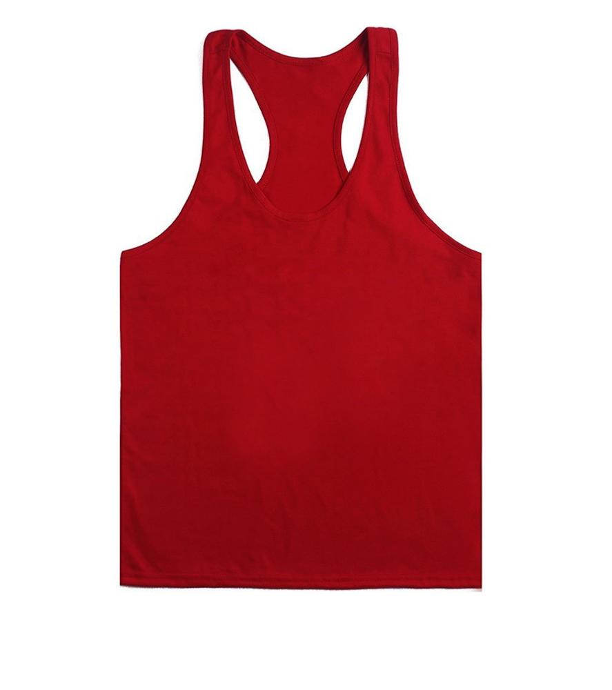 Hot Sale Cotton Sports Body Building Men Gym Stringer Men tank Top