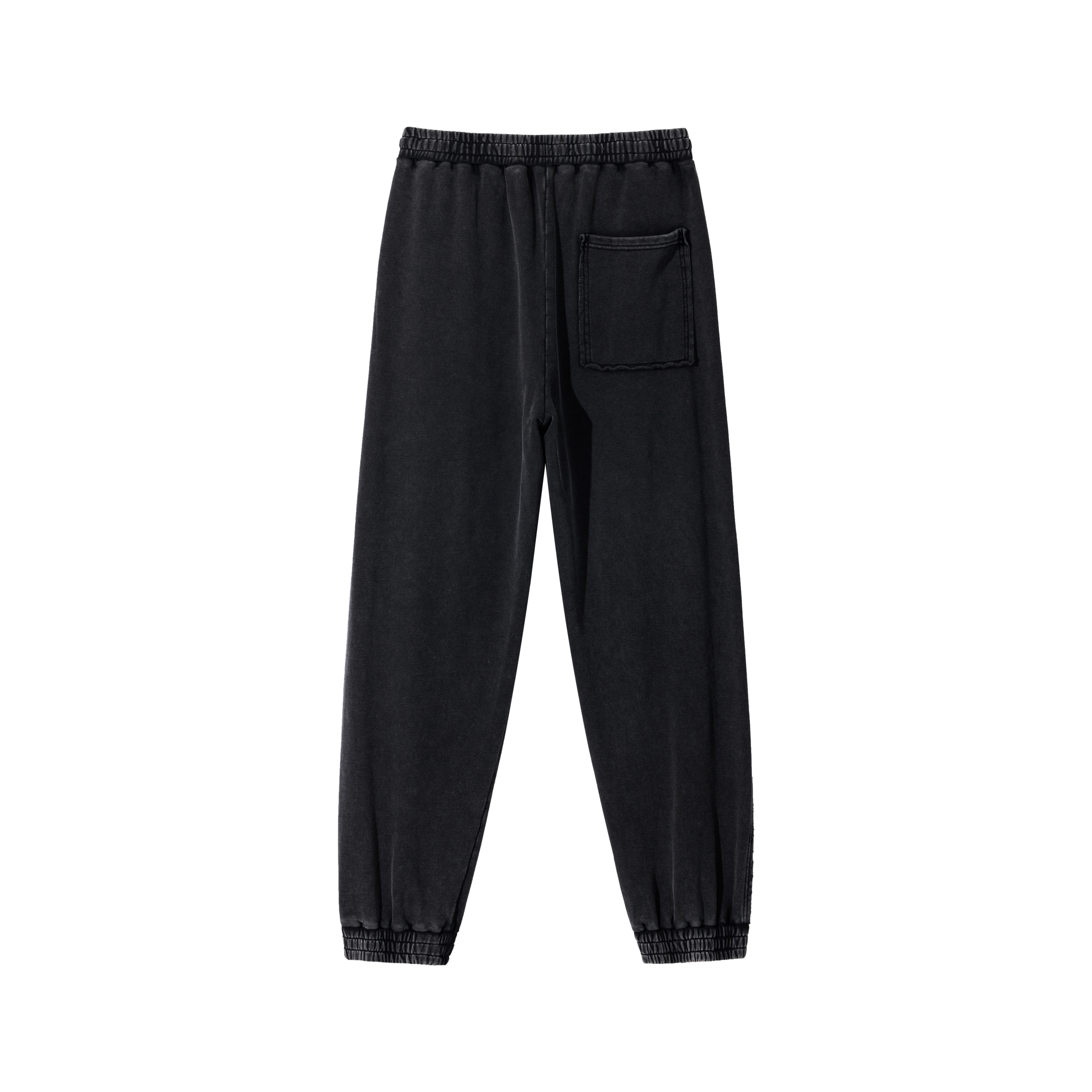 Custom logo High Quality Vintage Washed Sweatpants Retro Joggers Drawstring Pockets Casual Streetwear for Men