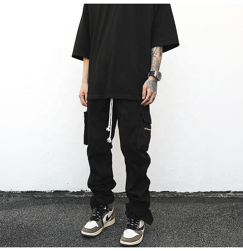 OEM Latest Trousers for Men Men Street Wear Stock Drop Shipping Tactical Pants Men Cargo