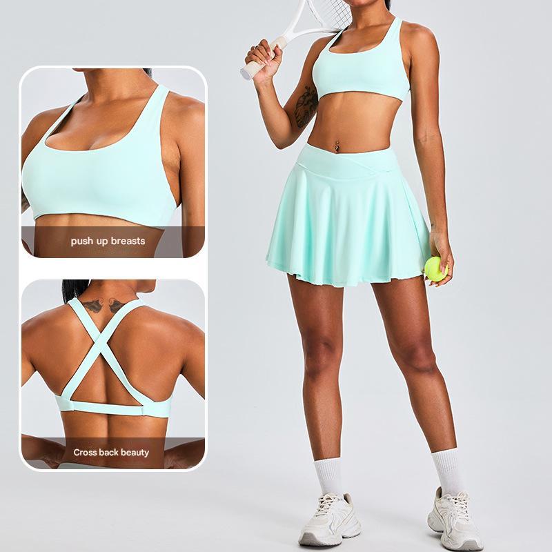 MAYYOUNG High Quality Outdoor Sports High Intensity Tennis Skirt Front Personalized Fitness Golf Tennis Set Quick Dry Breathable