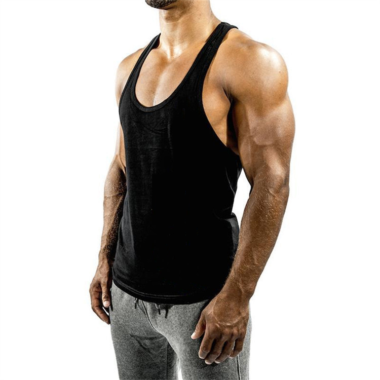 Hot Sale Cotton Sports Body Building Men Gym Stringer Men tank Top