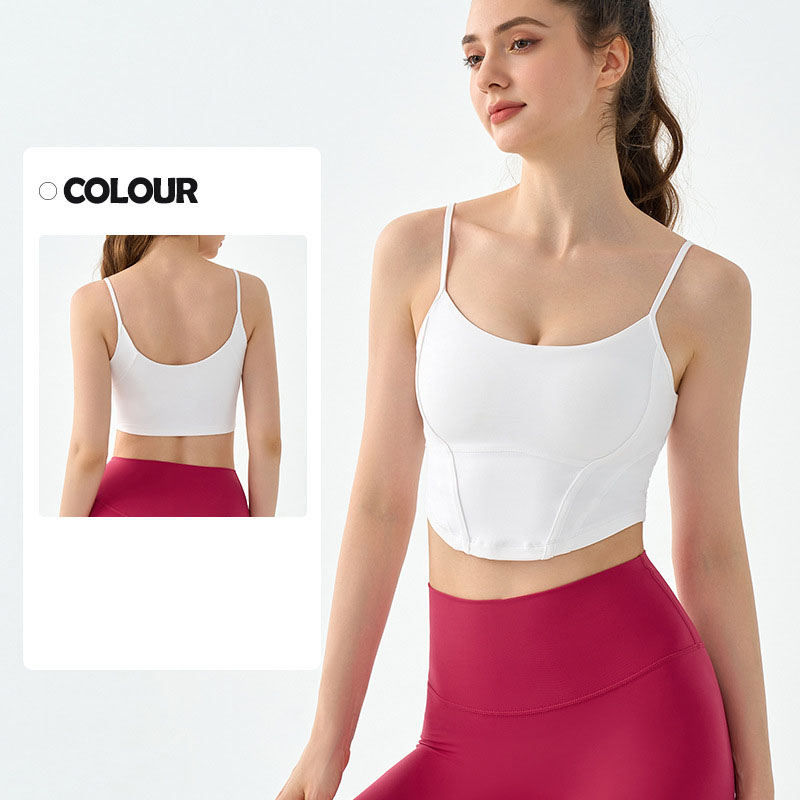 High Quality Elastic Breathable Women's Cropped Tank Top Casual Short Sleeves Slim Crop Top with Strip Design for Yoga