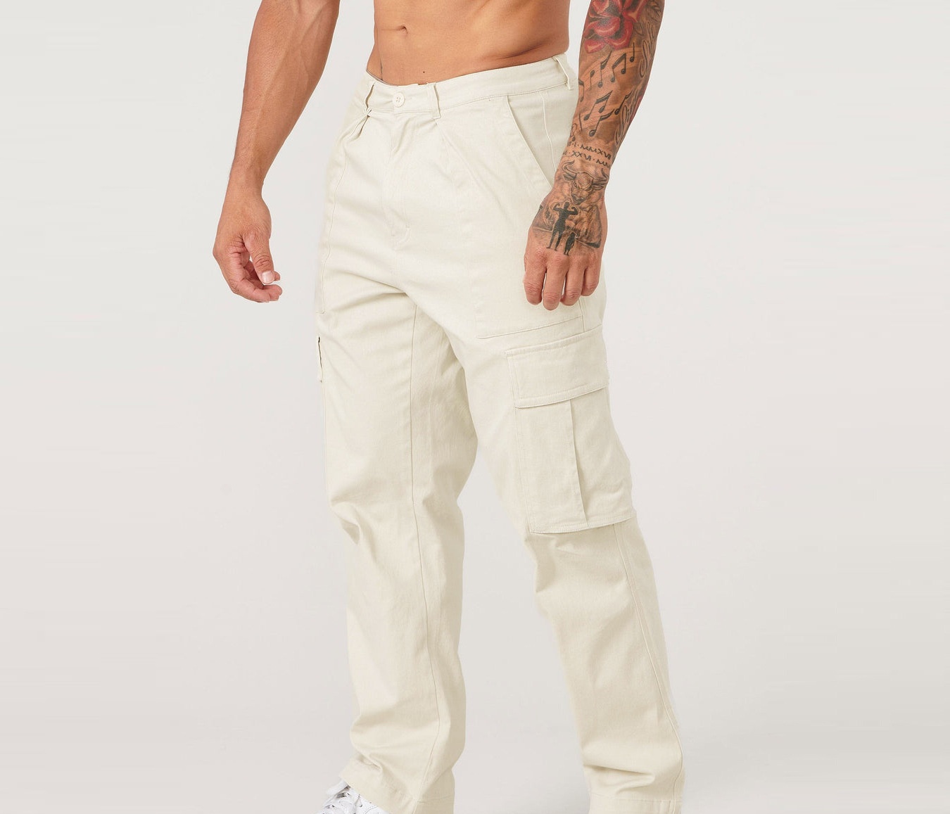 Multi-Color Men's Casual Cargo Pants Wholesale Mid Waist Midweight Breathable Quick Dry Cargo Pants Durable Large Pocket Casual