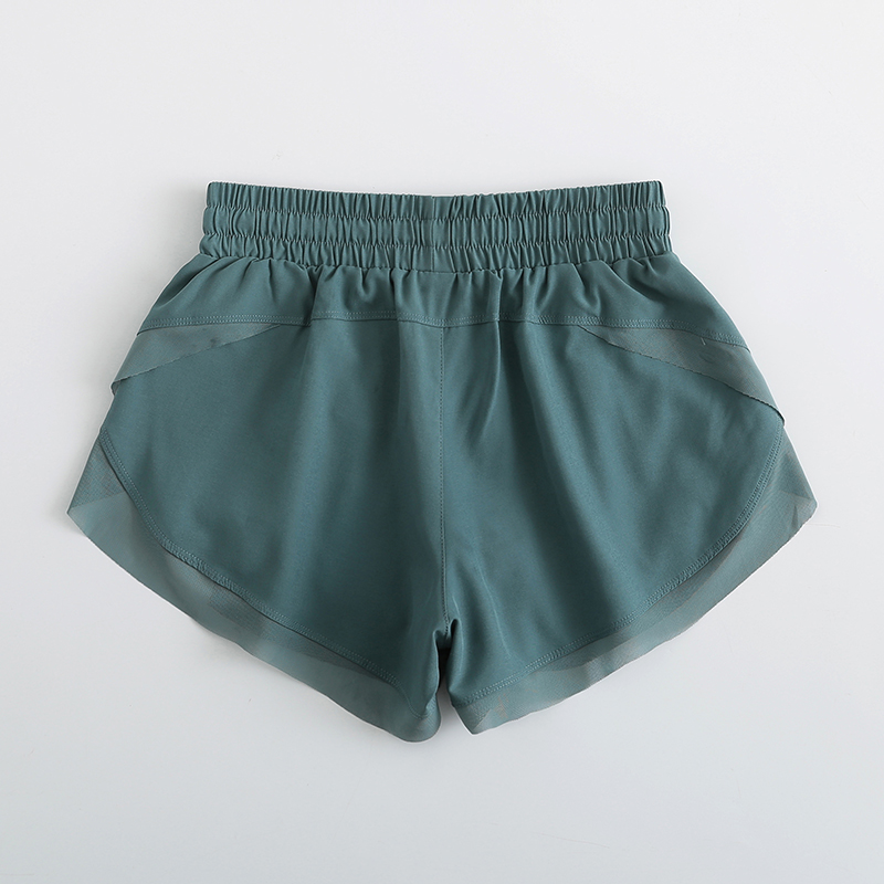 Factory Directly Custom Women Outdoor Drawstring Waist Quick Dry Workout Yoga Shorts Running Biker Lined Shorts