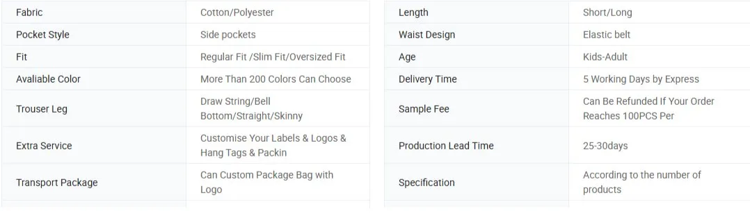 Wholesale Side Pockets High Waist Drawstring Mens Baggy Straight Leg Cotton Jogger Pants Sweatpants