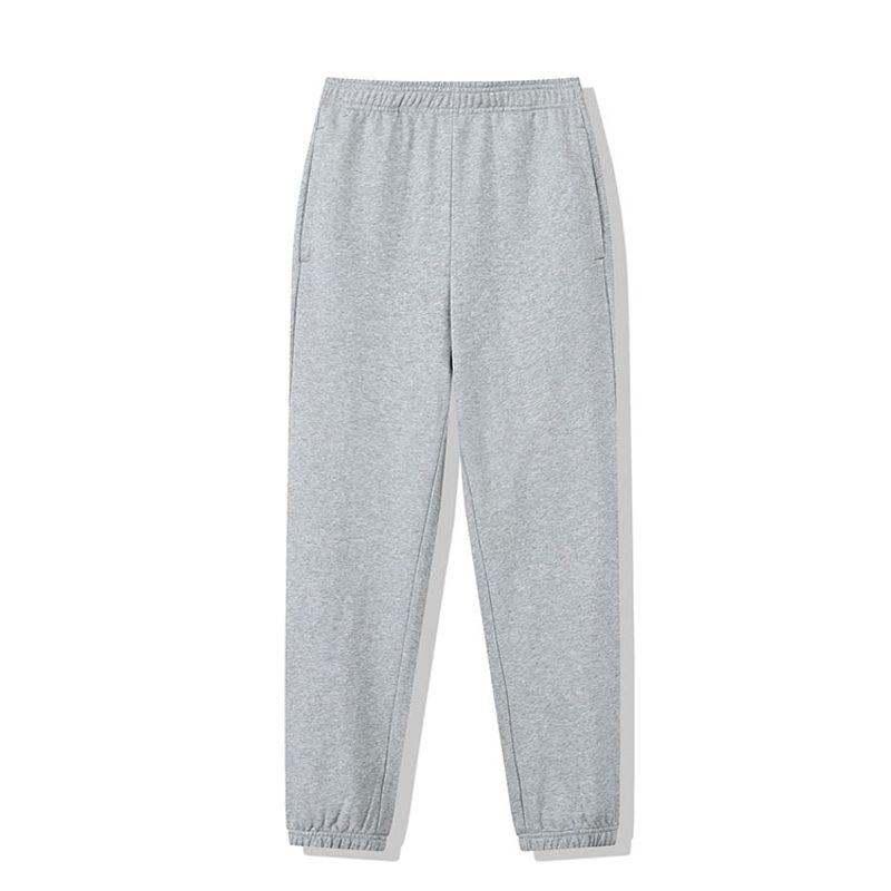 370 GSM High Quality Summer Cotton French Terry Men Custom Logo Sweatpants