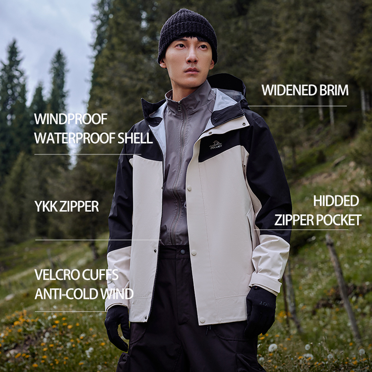 Outdoor Windproof Hiking Camping Rain Jacket