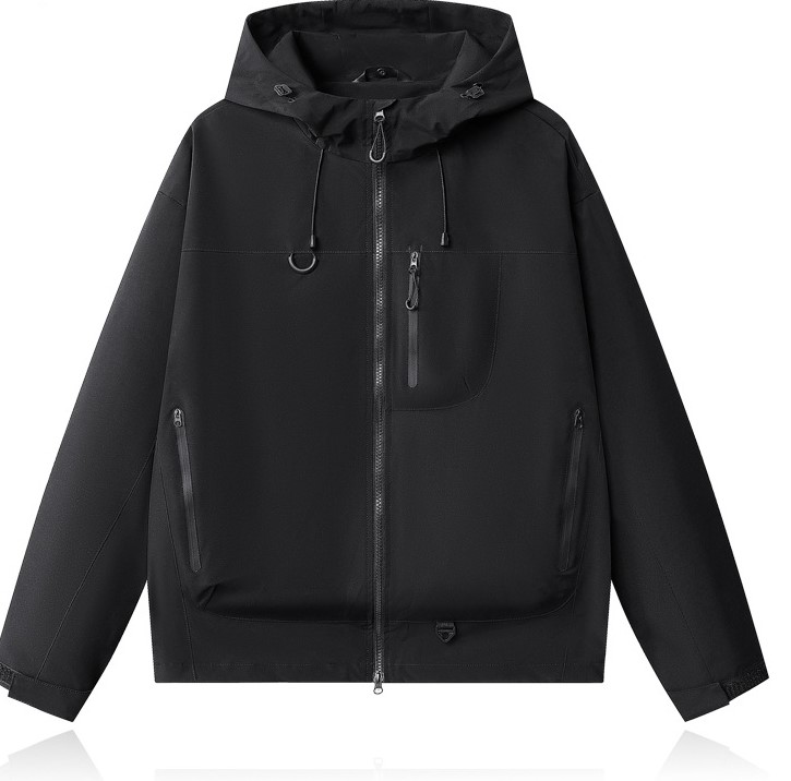 Bangladesh China Factory Price Custom Logo Embroidery Outdoor Windproof Waterproof Mountaineering Men Women Couple Style Jacket