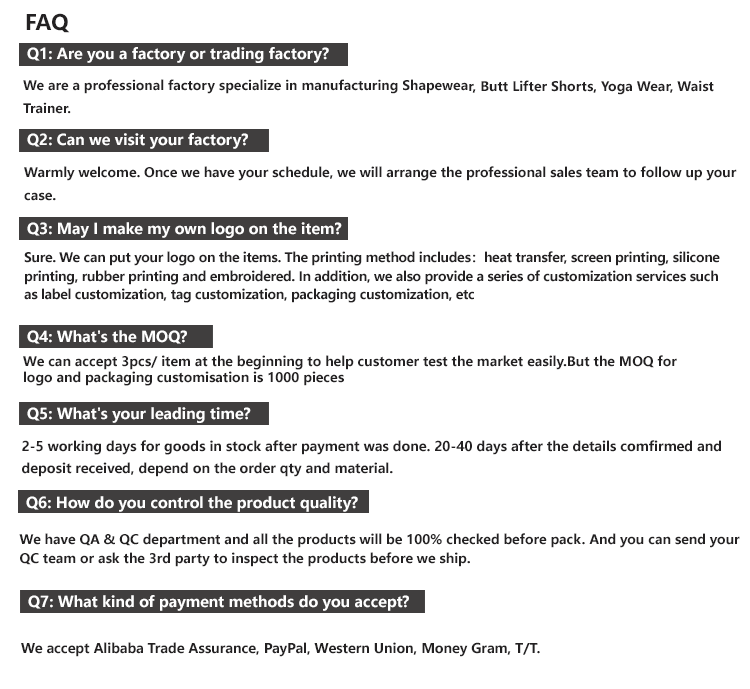 FAQ Info