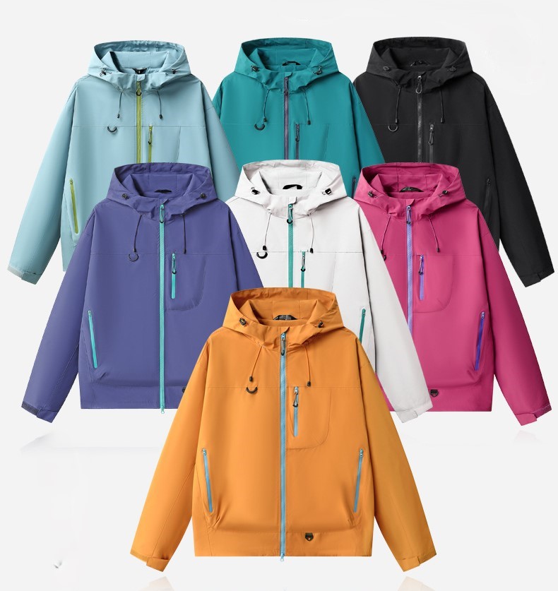 Bangladesh China Factory Price Custom Logo Embroidery Outdoor Windproof Waterproof Mountaineering Men Women Couple Style Jacket