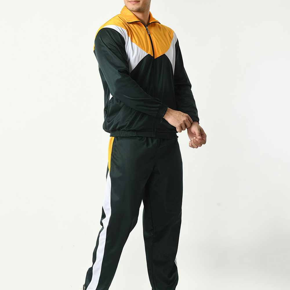 Men's Winter Casual Breathable Lightweight Fleece Polyester Tracksuit High Quality Comfortable Zipper Stylish Eco-Friendly
