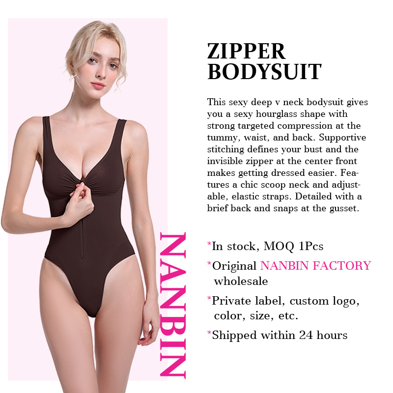 TikTok Hot Selling Wholesale Seamless Covered Bust Jumpsuit Brief Bodysuits for Women Peach Heart Collar Fit Comfort Breathable