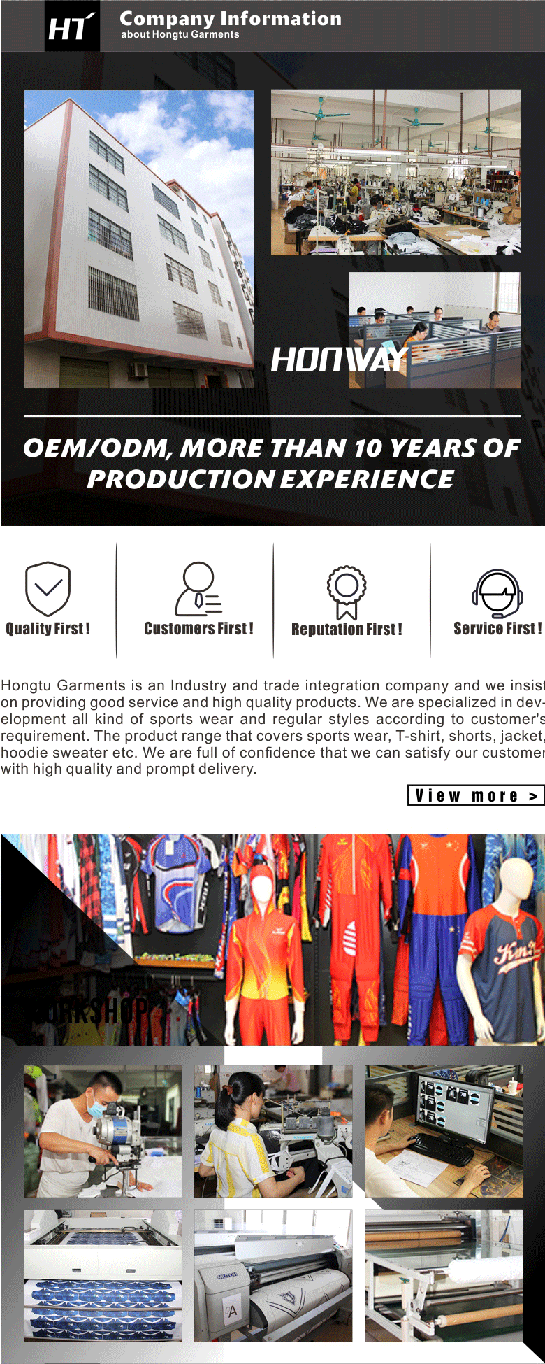 Company overview banner