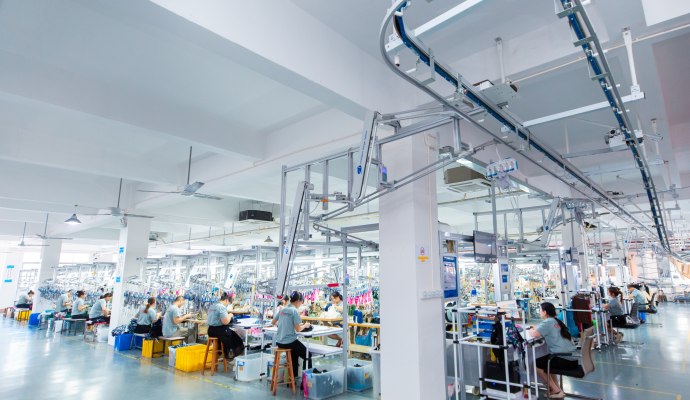 CGE Clothing professional sportswear manufacturing facility