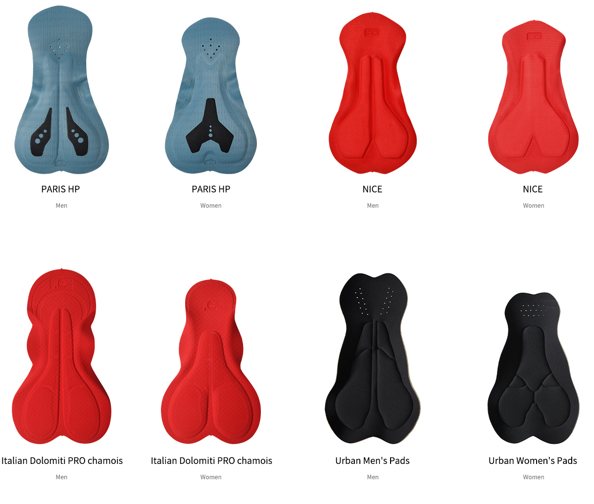 High Density Foam Chamois Padding