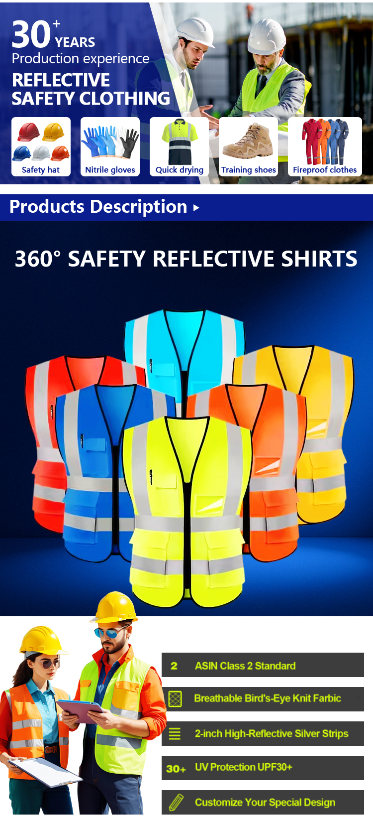 Safety wear display