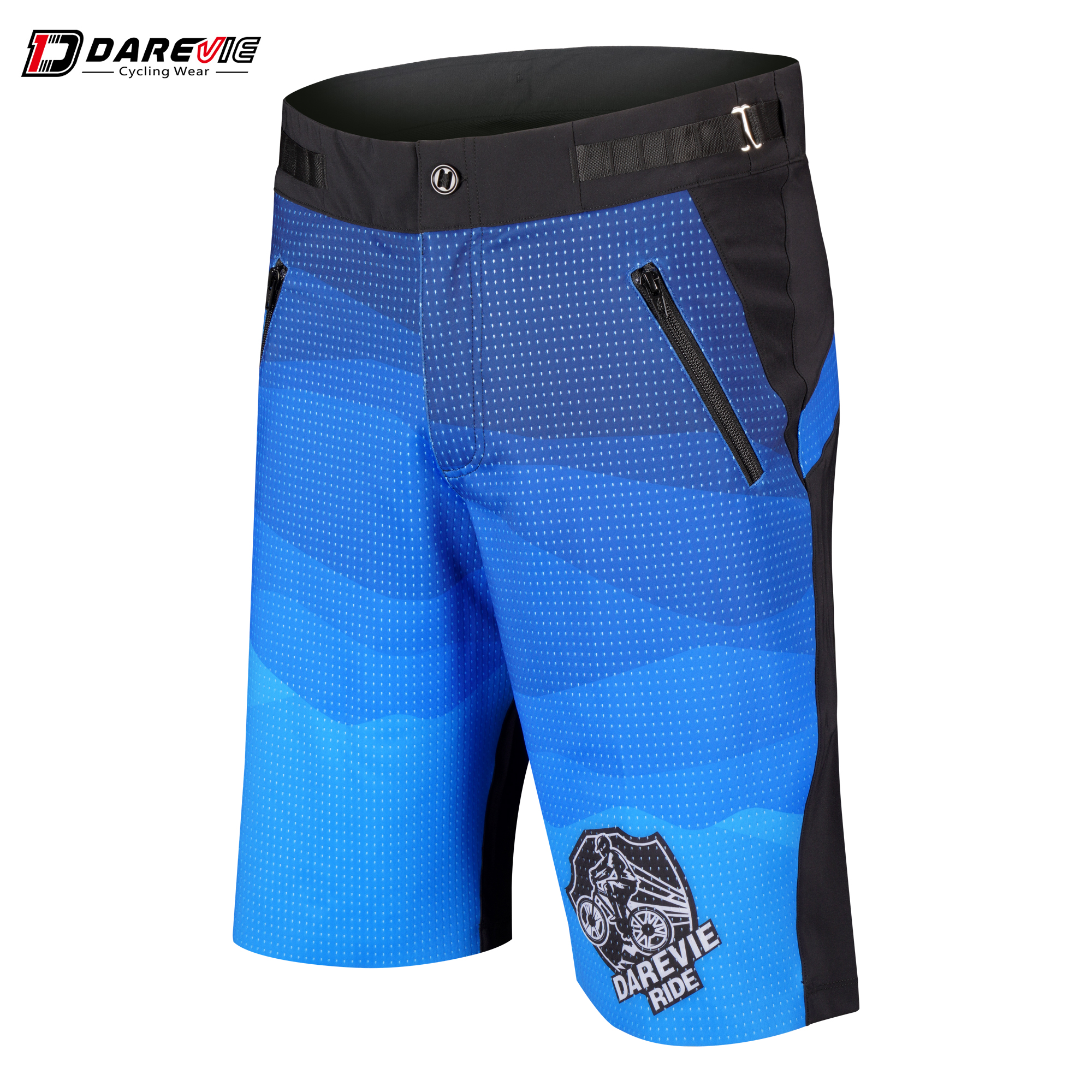No Liner Off Road Buggy Zipper Pocket Gravel Biker Pants MTB Shorts Mountain Bike Enduro Cycling Customize Polyester for Men
