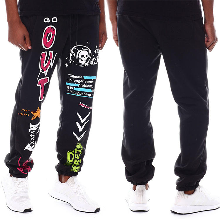 Fashion Design Custom Printing Hip Hop Sweatpants Men Long Pants Jogger Casual Men Track Pants