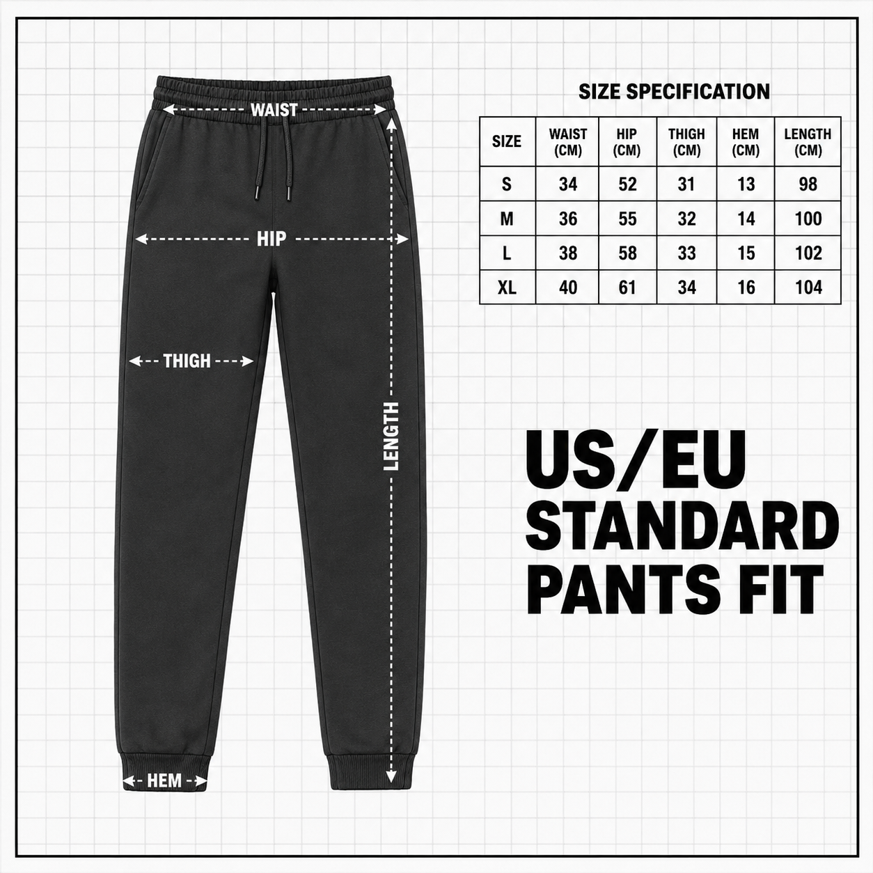 100GSM Nylon Twill Windproof Color Block Panel Splicing Adjustable Drawstring Hood Streetwear Men Tracksuit Size Chart Guide