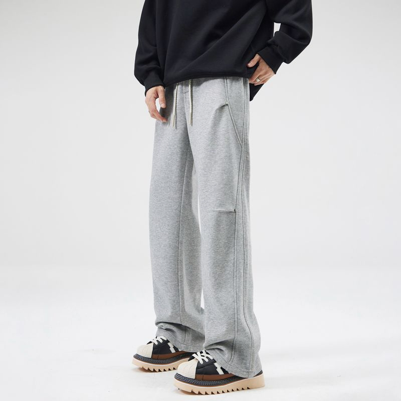 Men's Autumn and Winter Design Elastic Sports Sweatpants