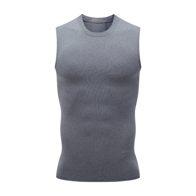 Wholesale Custom Logo Gym Sleeveless T Shirt Sports Running Breathable Tank Top O-Neck Quick Dry Blank Vest for Men