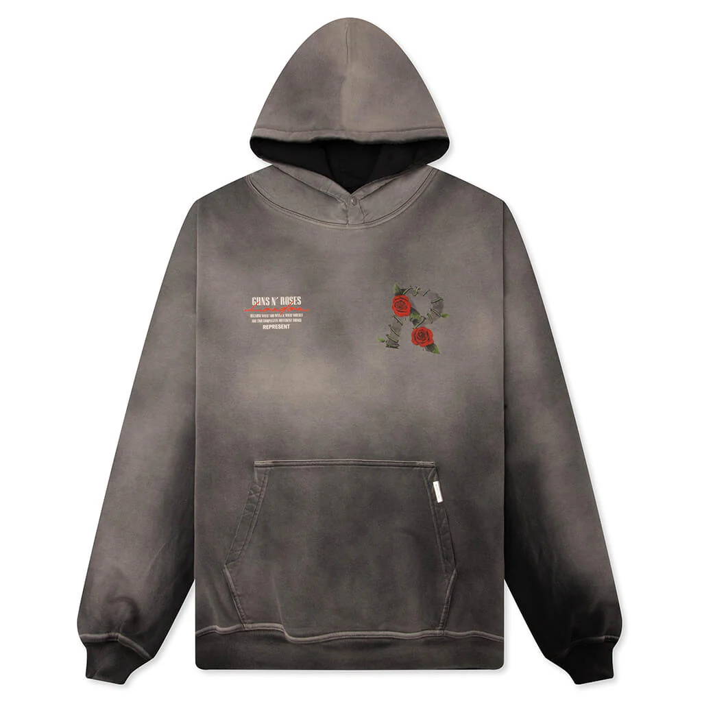 Customized OEM 100% Cotton Ripped And Front-back Printed Hoodie With New Design Stonewashed Finish Rhinestone Men's Sweatshirt