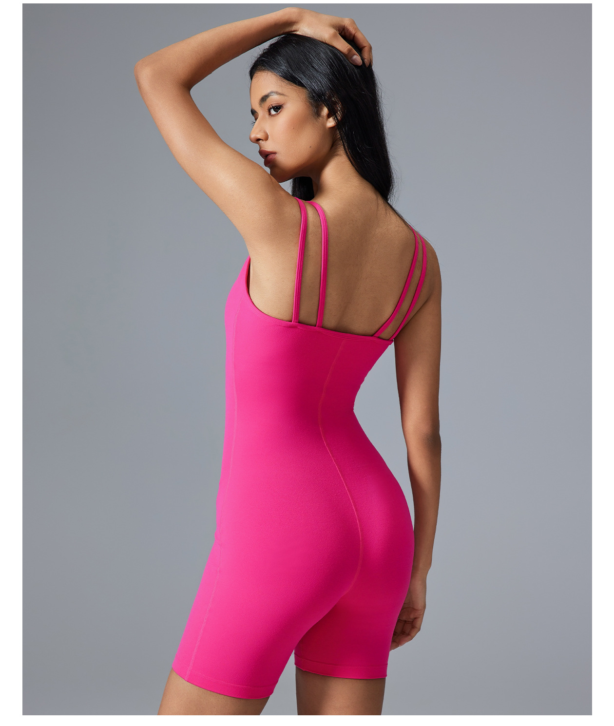 Womens Jumpsuits Shorts Rompers Workout One Piece Bodysuits Jumpers Yoga Summer Athletic Romper One Piece Outfits
