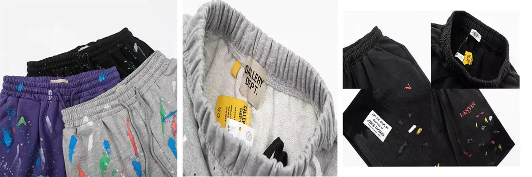 Loose Fit Gallery Dept Sweatpants Heavy Cotton Build, OEM Factory Wholesale