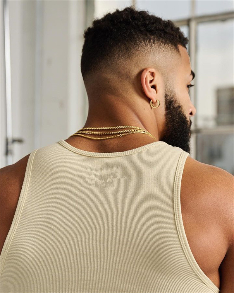 Mens Gym Vest Top Fabric Details