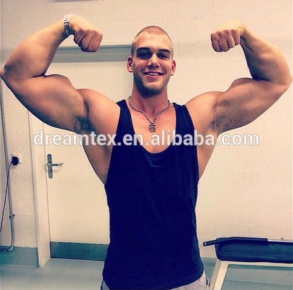 Hot Sale Cotton Sports Body Building Men Gym Stringer Men tank Top