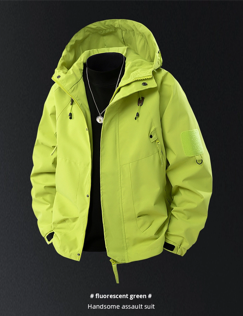 Urban streetwear windbreaker option