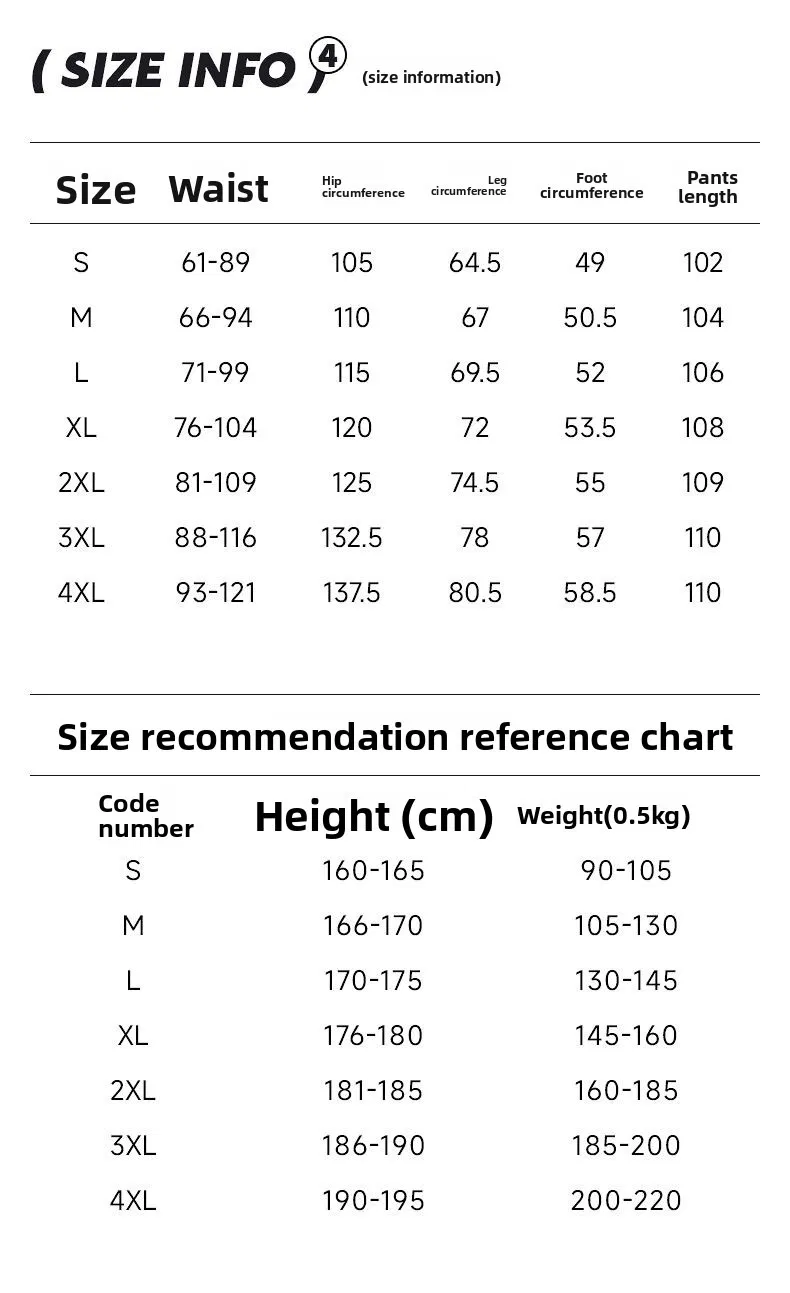 Men's Autumn and Winter Design Elastic Sports Sweatpants