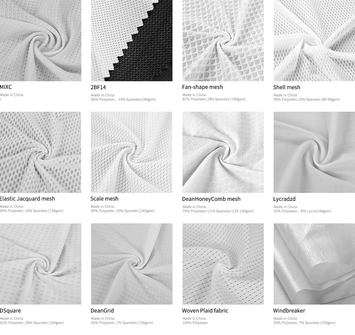 Moisture Wicking Fabric Details