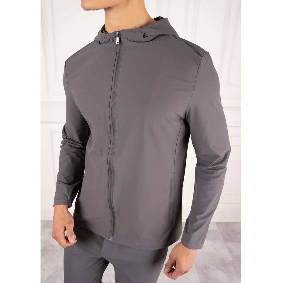 Custom Men's Premium Technical Hooded Woven Eco-Friendly Windbreaker Jacket OEM Waterproof Breathable Outdoor Sportswear