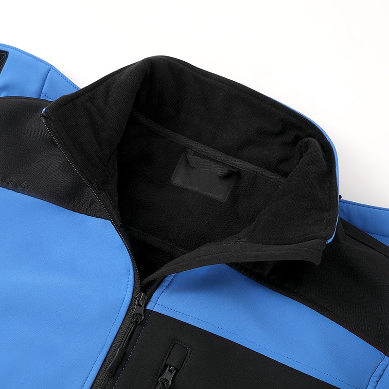 Wholesale Custom Breathable Waterproof Outdoor Softshell Jacket Construction Polar Fleece Workwear for Men