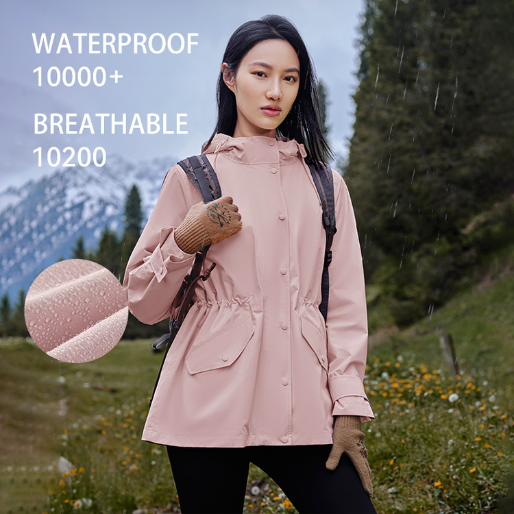 Outdoor Windproof Hiking Camping Rain Jacket