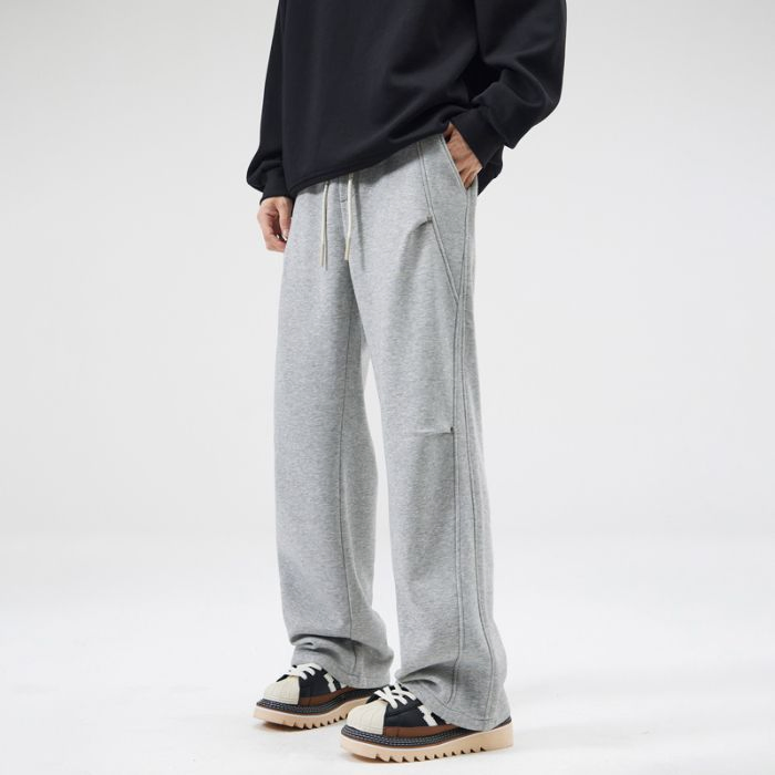Men's Autumn and Winter Design Elastic Sports Sweatpants