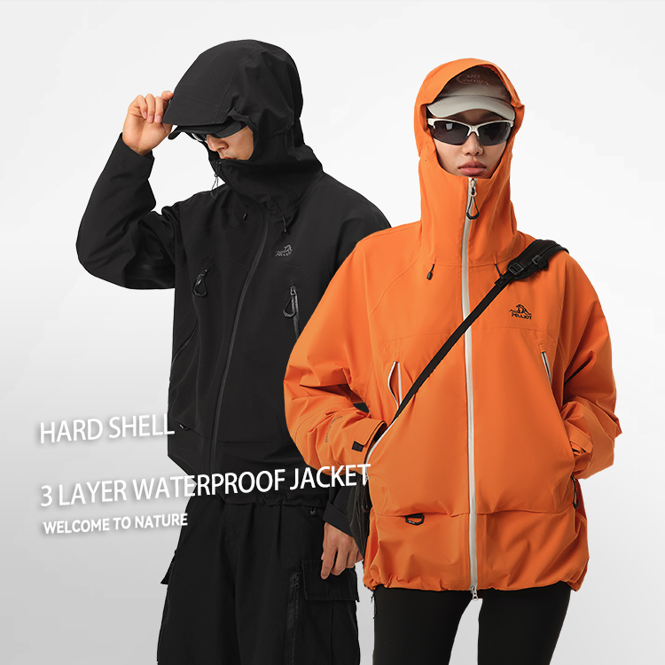 Outdoor Windproof Hiking Camping Rain Jacket