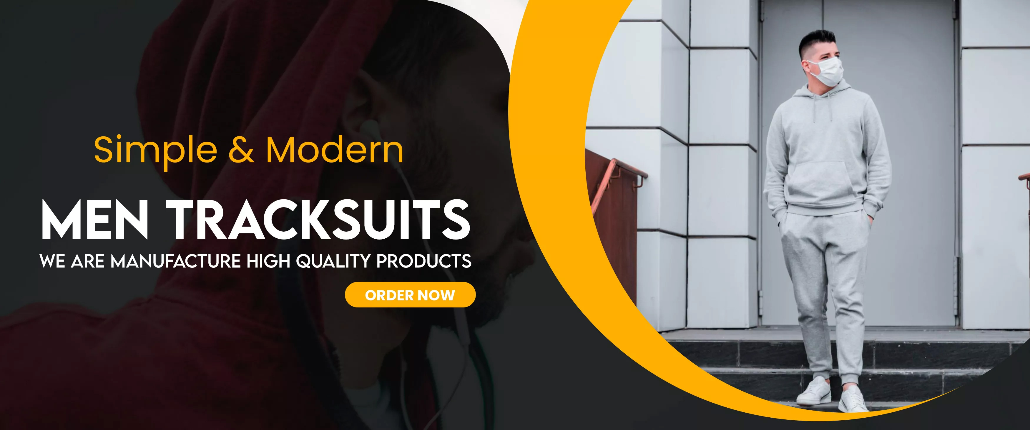 Wholesale Men Pullover Tracksuits Banner