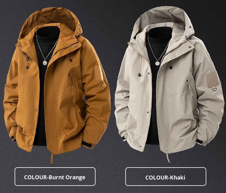 Loose fit windbreaker lifestyle display