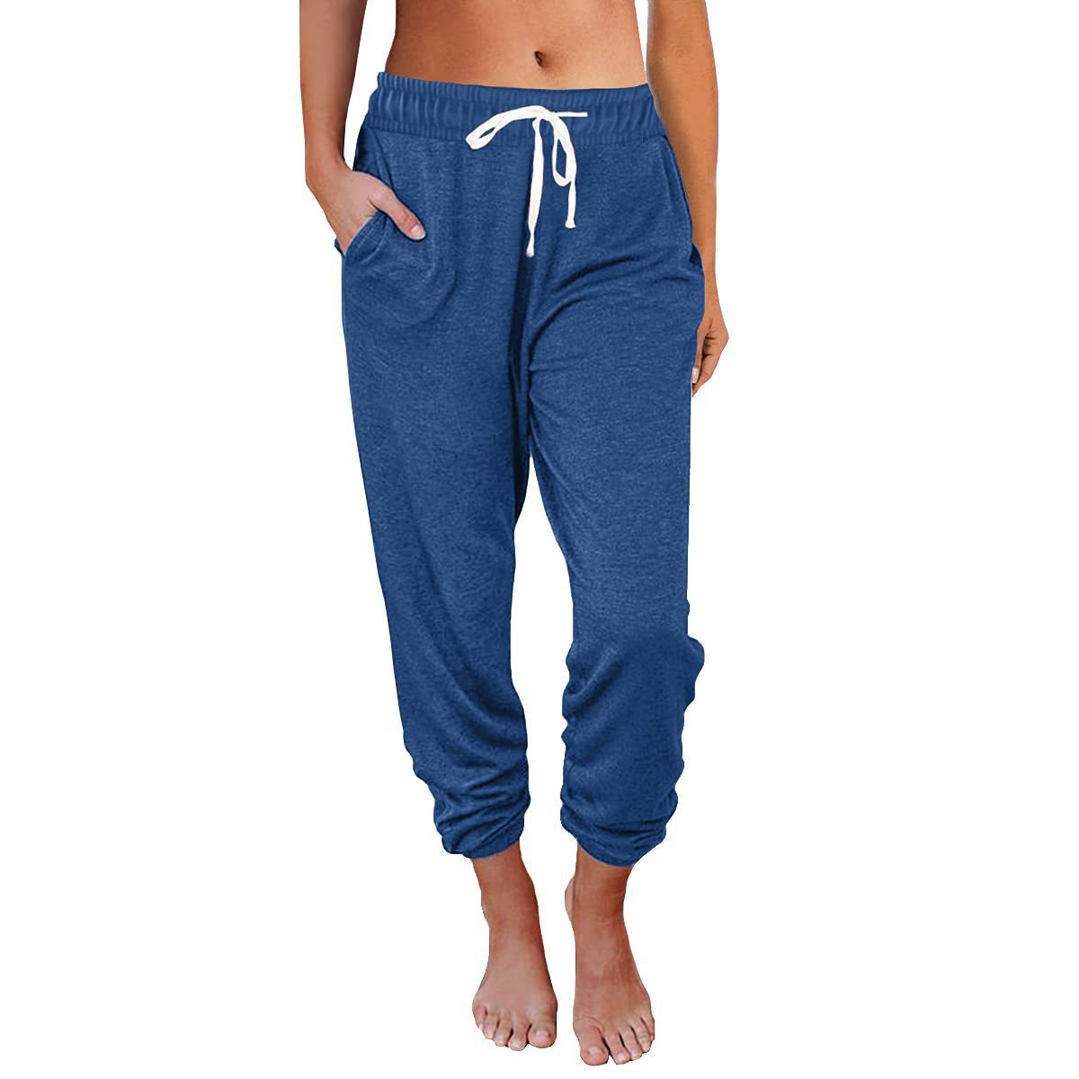 Women's High Waist Joggers Sweatpants Casual Loose Jogger Pants with Pockets