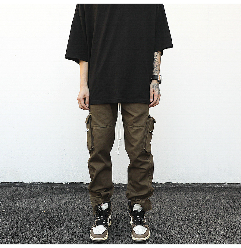 OEM Latest Trousers for Men Men Street Wear Stock Drop Shipping Tactical Pants Men Cargo