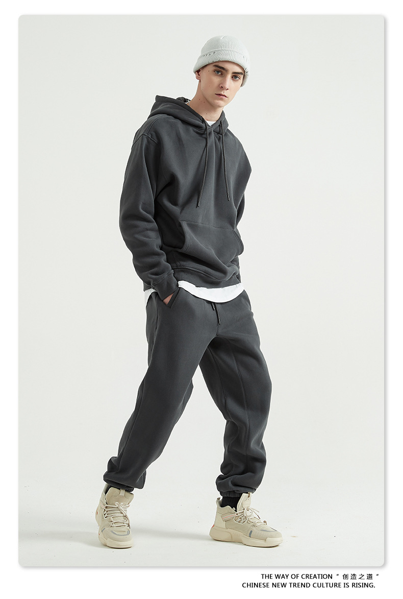 Unisex Men Women Custom Logo Long Plus Size Trousers Autumn and Winter Casual Fleece Sweatpants Soft Sports Pants Jogging Sweatpants